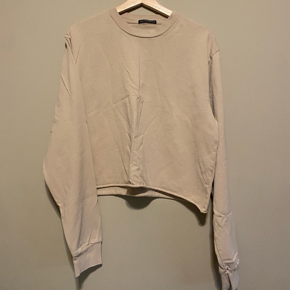 Oversized tan brandy shirt ✨ - Picture 1 of 3